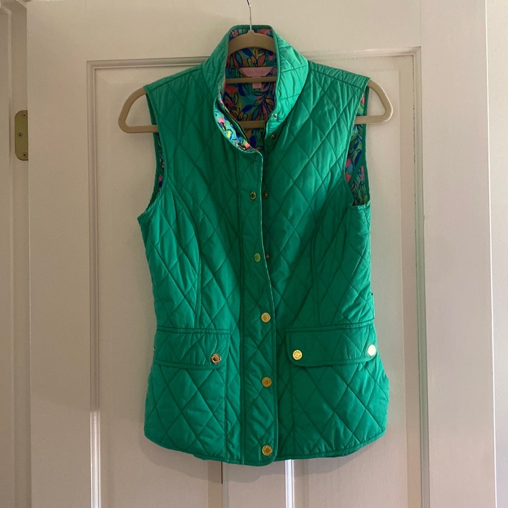 Lilly Pulitzer Green Vest